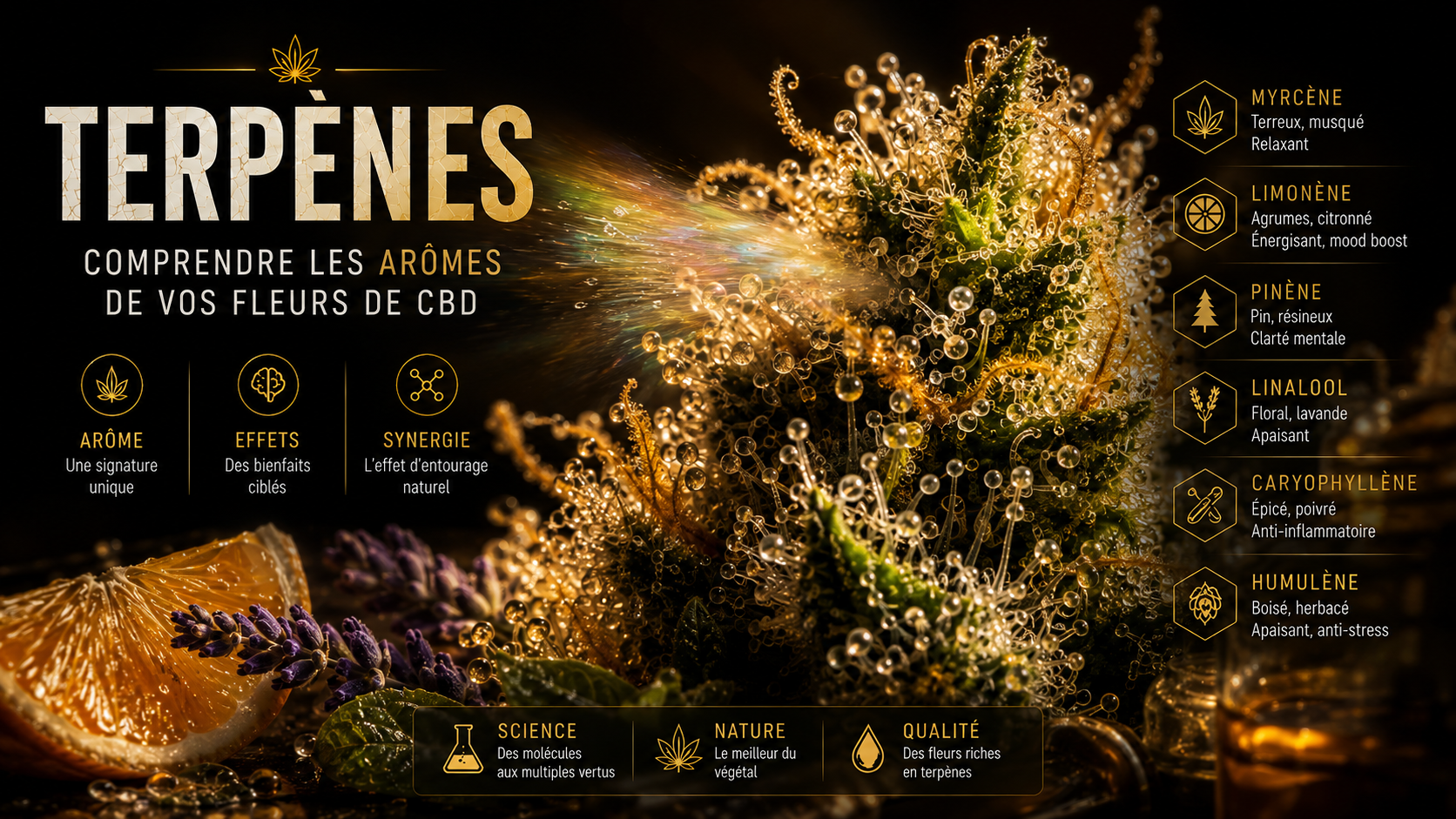 terpene comprendre arome