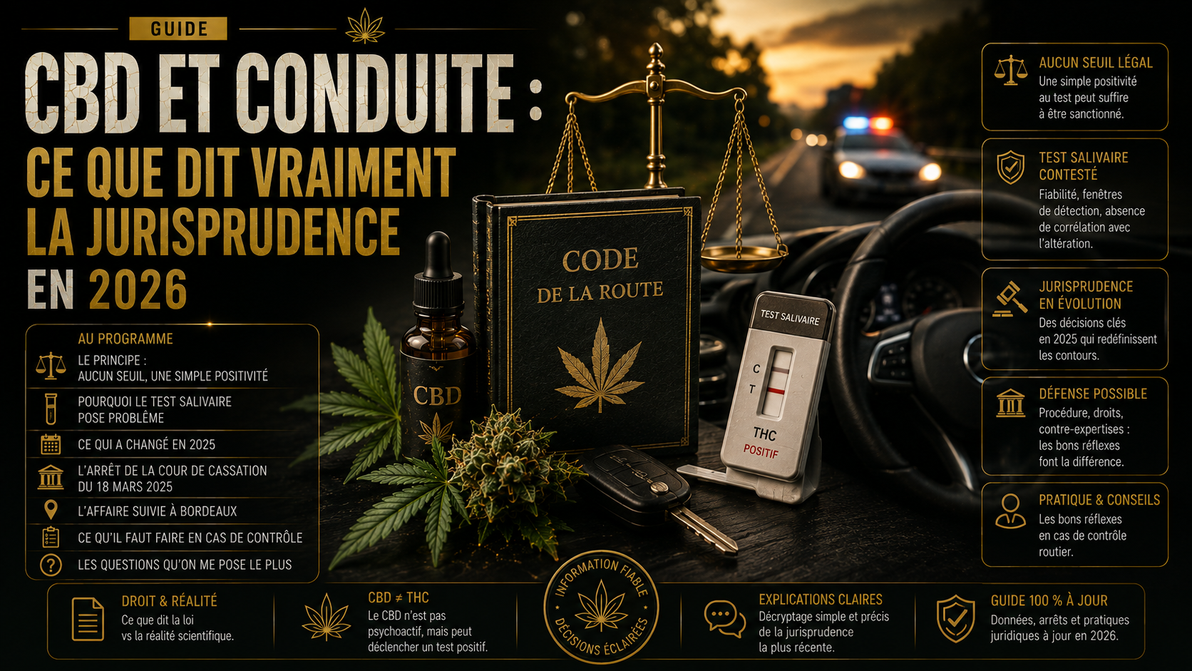 CBD et conduite tout savoir