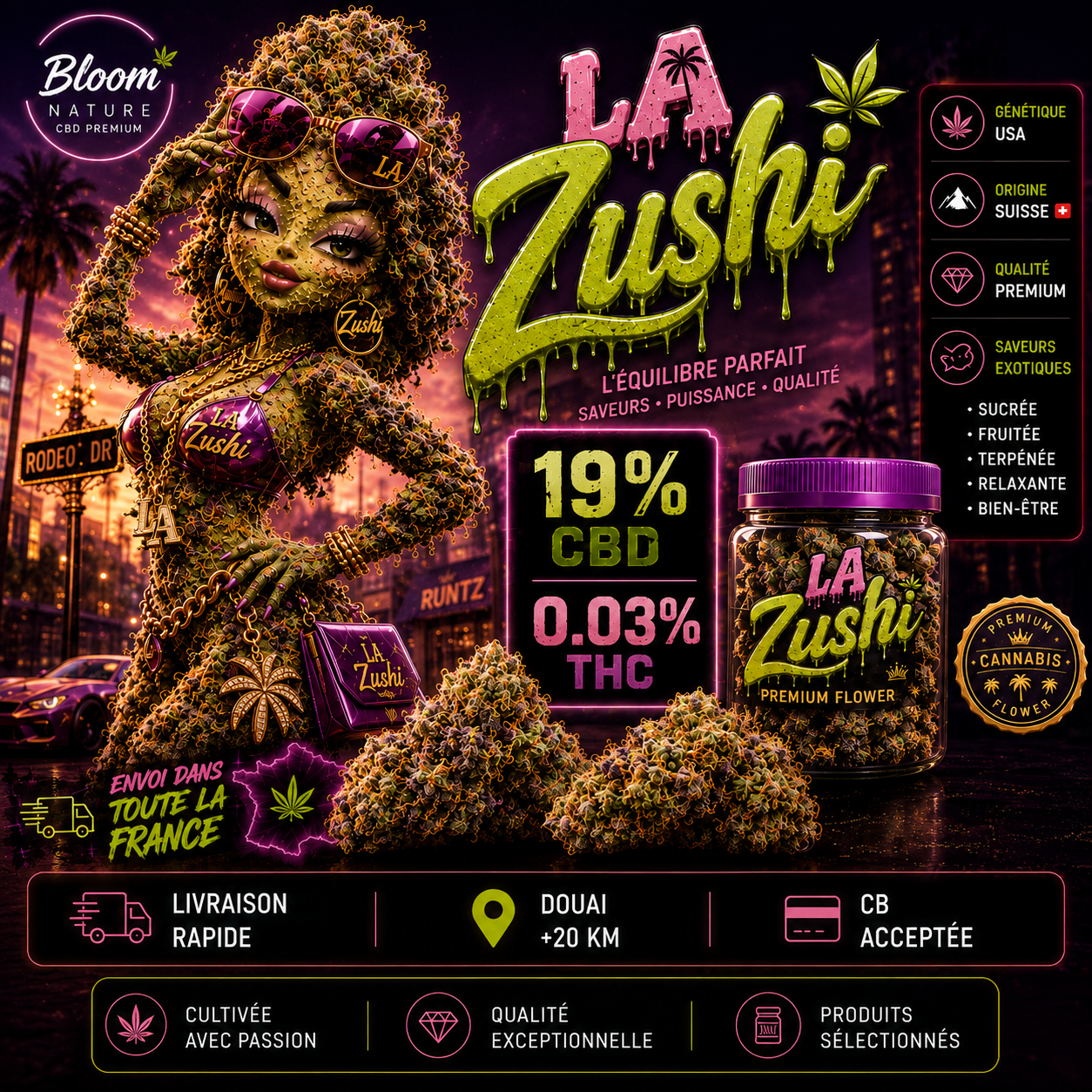 la zushi CBD