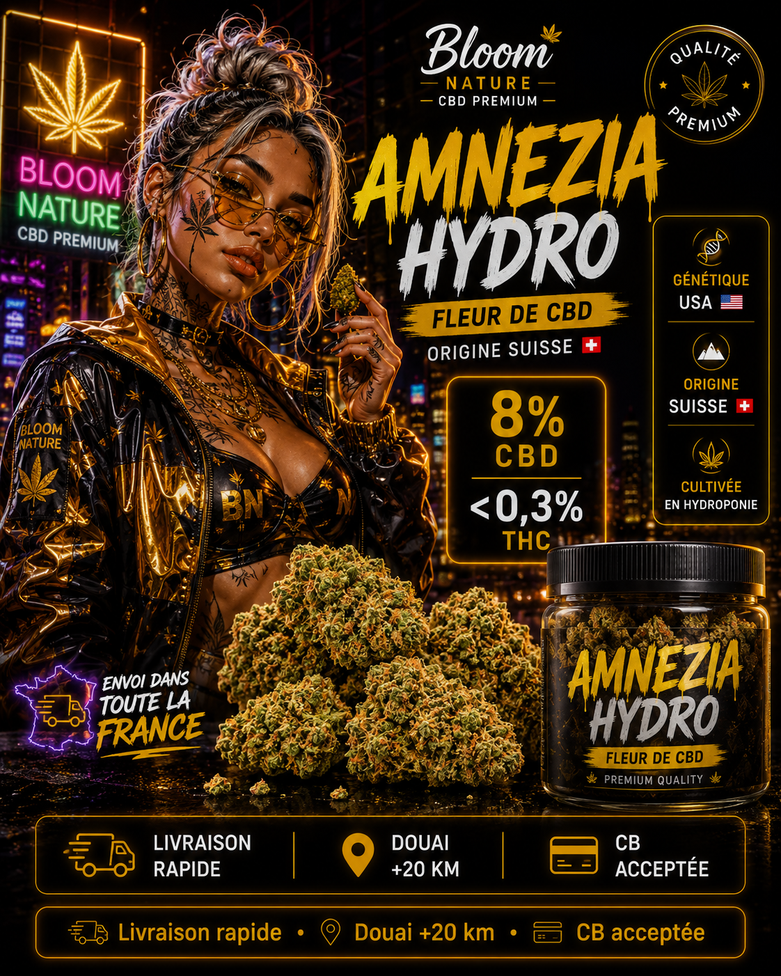 amneziaé hydro et une icone americaine