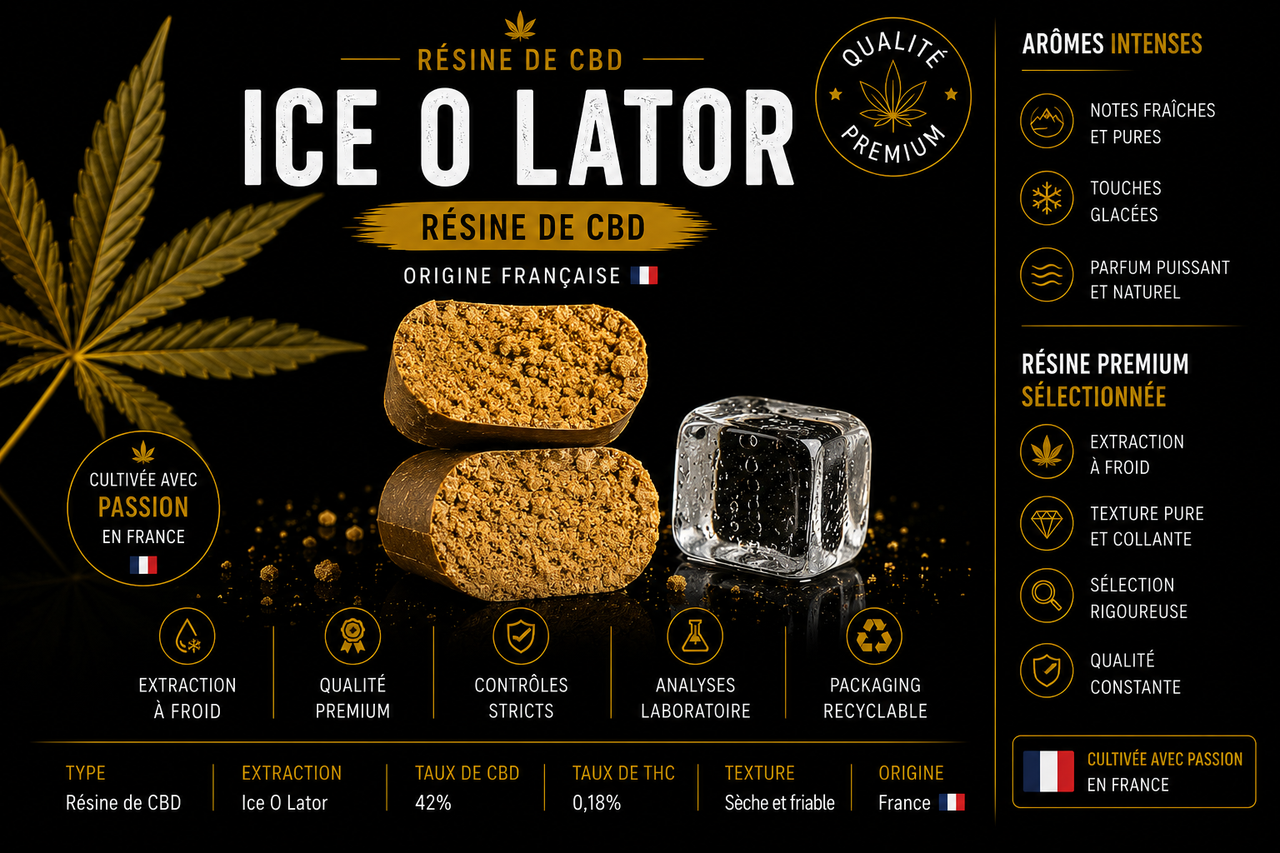 resine CBD Ice O lator