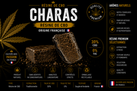 Résine CBD Charas - 0% THC