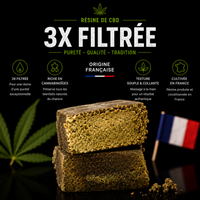 Résine CBD 3X filtrée